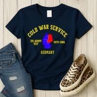Cold War Service Germany US Army Veteran 1975 To 1981 Women's T-Shirt thumb 3