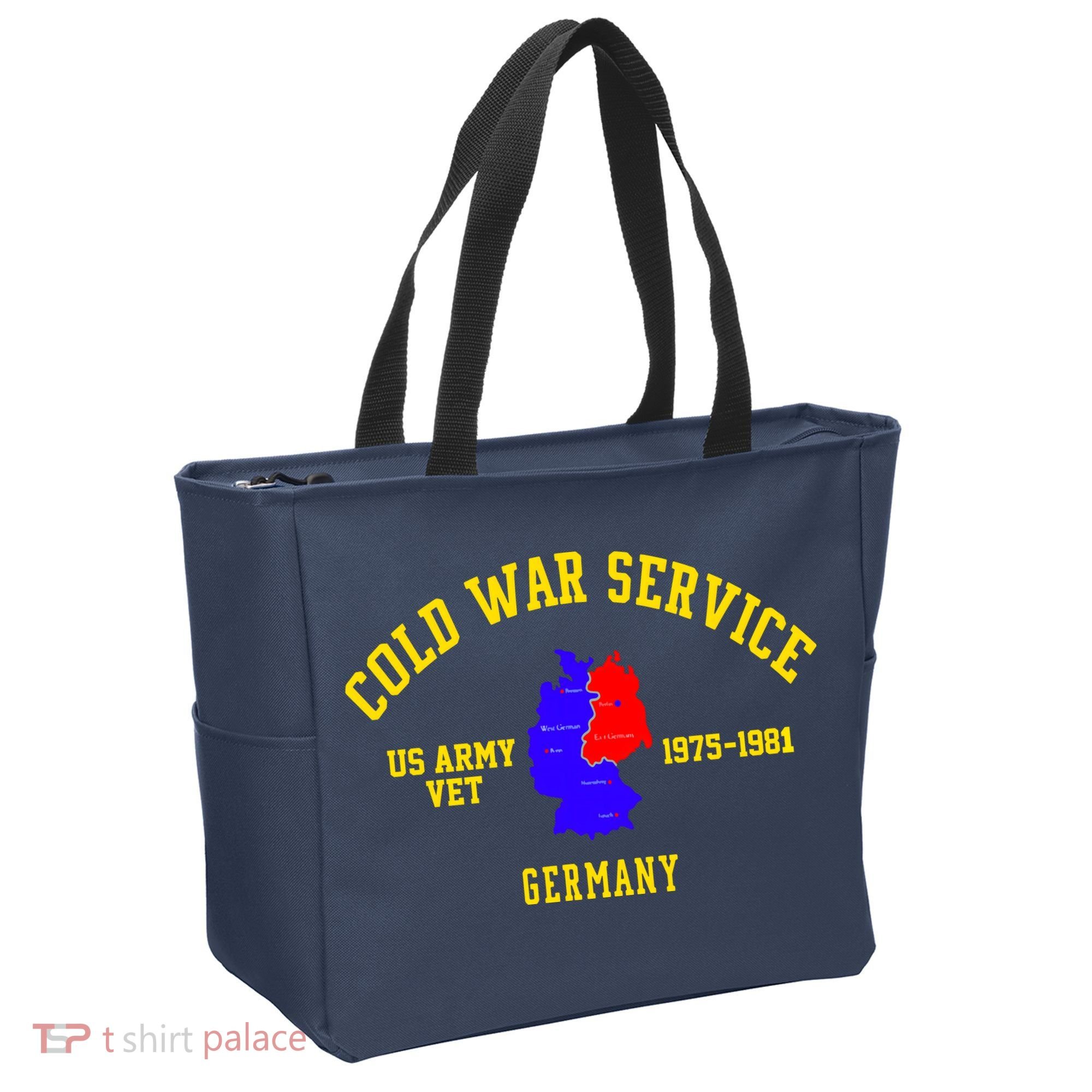 Cold War Service Germany US Army Veteran 1975 To 1981 Tote Bag