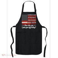 Christian White Straight Republican Unvaxxed Gun Owner Meat Apron thumb 0