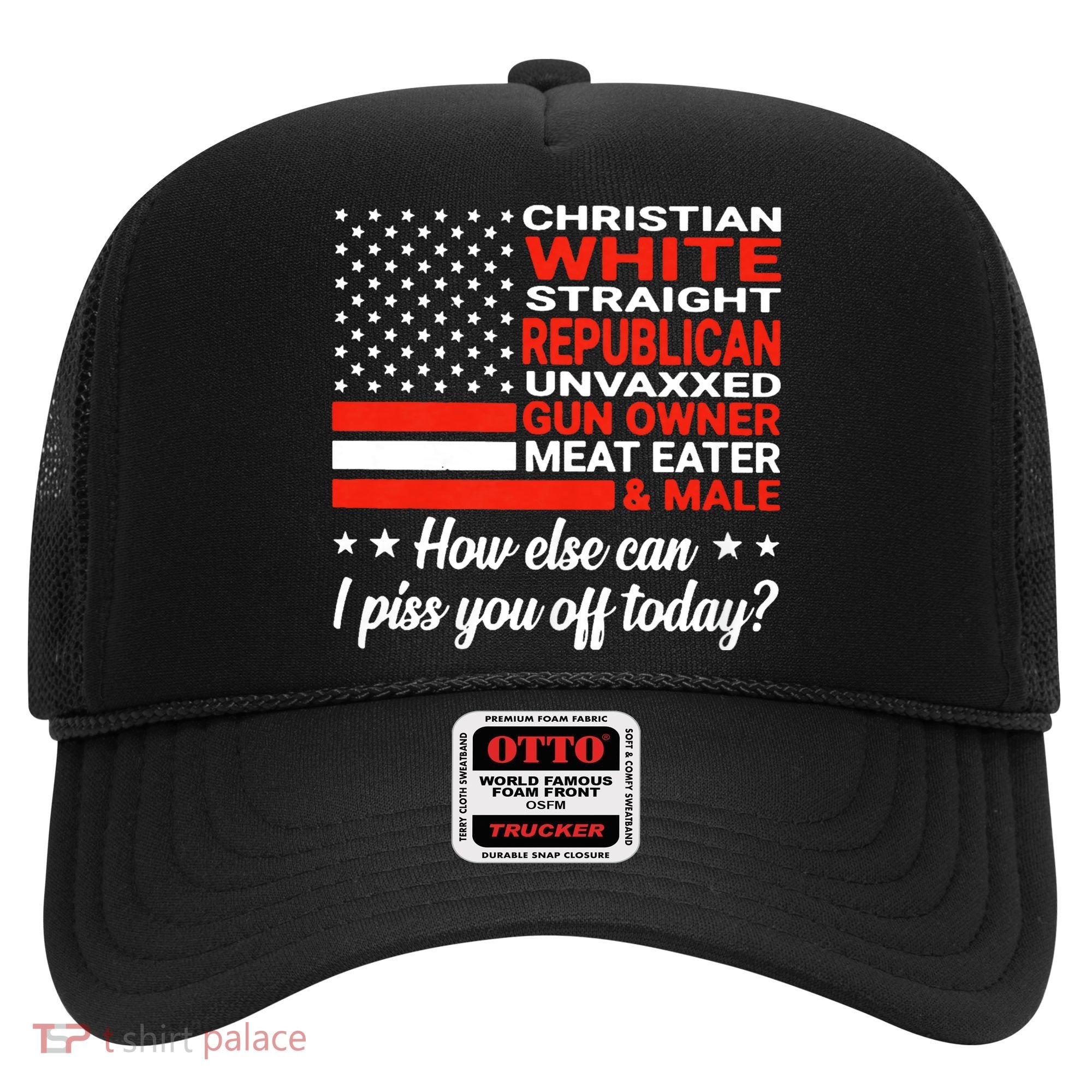 Christian White Straight Republican Unvaxxed Gun Owner Meat Hat