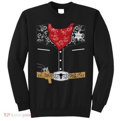 Cute Western Sheriff Costume For Kids Easy Halloween Sweatshirt