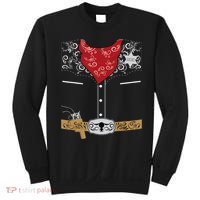 Cute Western Sheriff Costume For Kids Easy Halloween Sweatshirt thumb 0