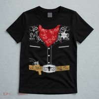 Cute Western Sheriff Costume For Kids Easy Halloween T-Shirt thumb 5