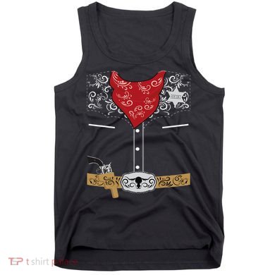 Cute Western Sheriff Costume For Kids Easy Halloween Tank Top