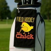 Chicks With Sticks Field Hockey Player Hockey Fan Golf Towel thumb 2