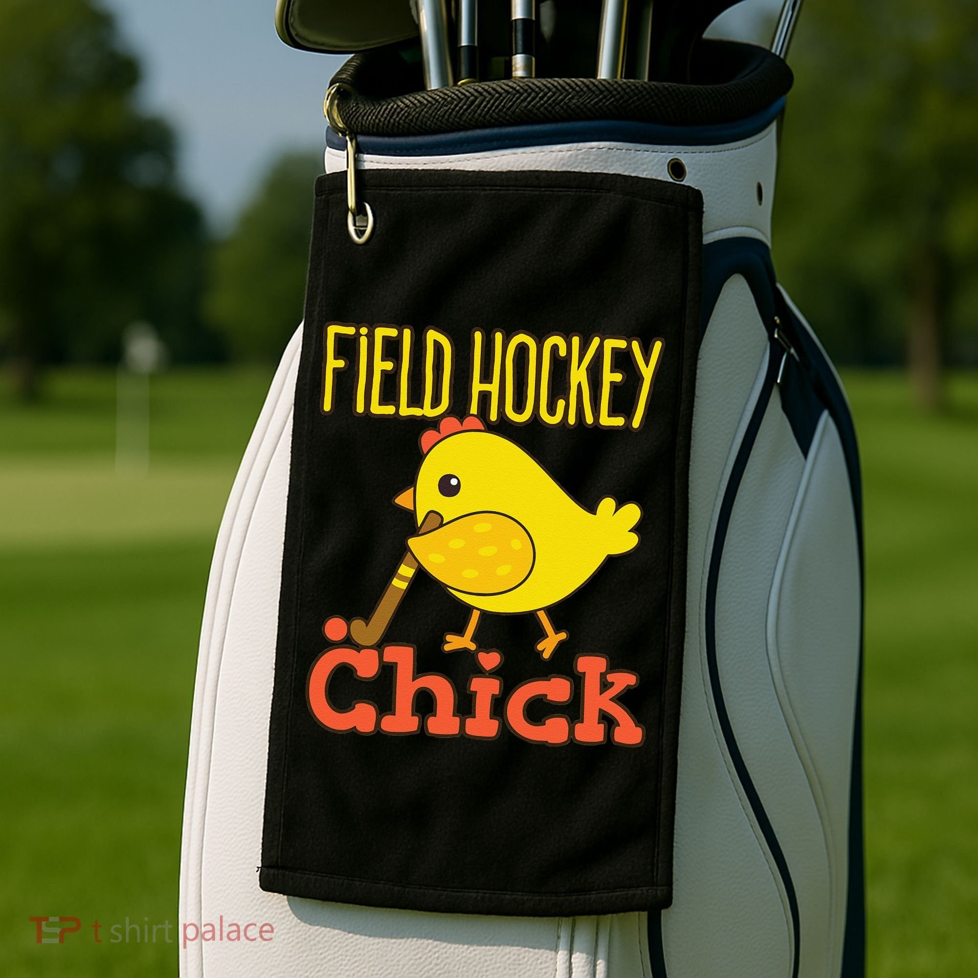 Chicks With Sticks Field Hockey Player Hockey Fan Golf Towel