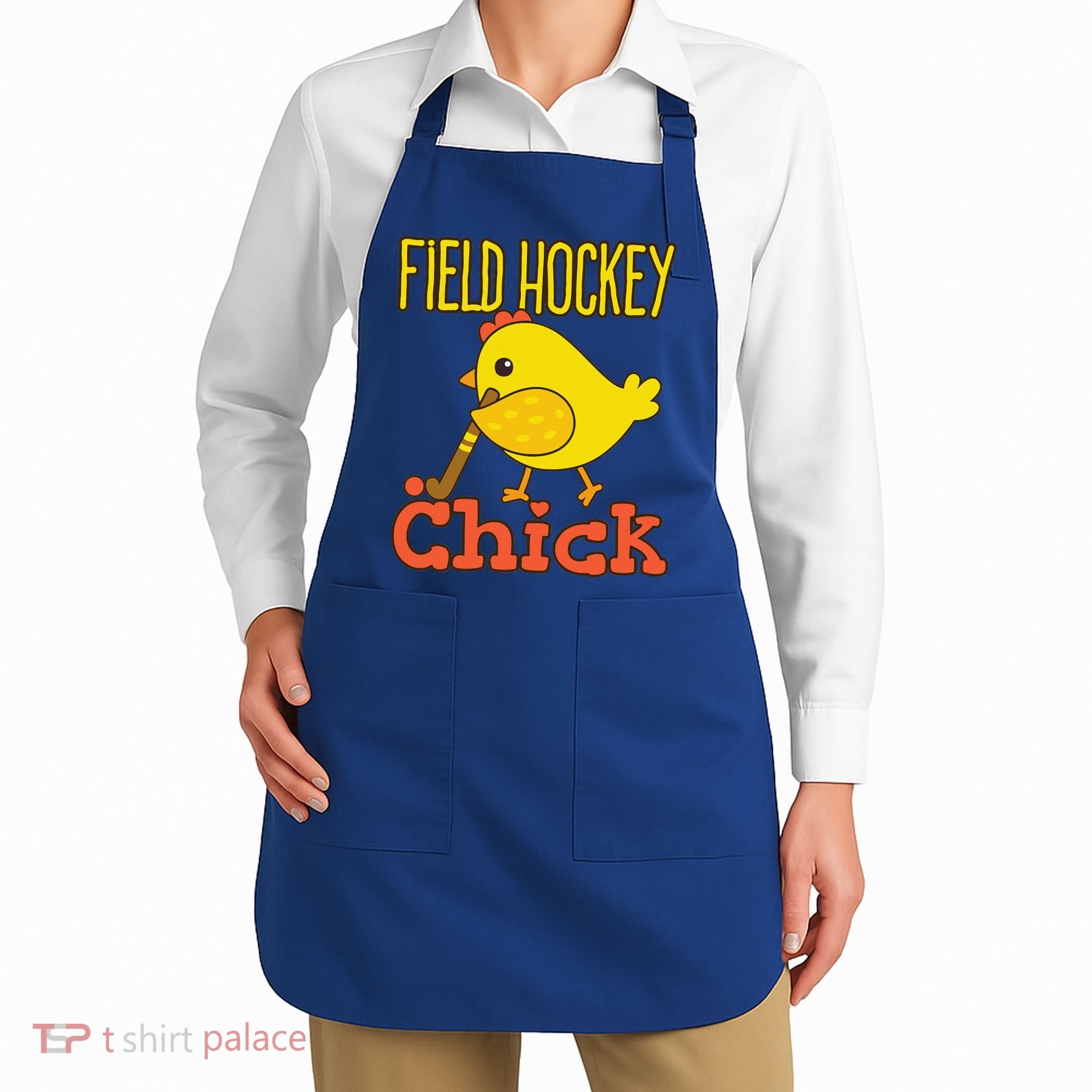 Chicks With Sticks Field Hockey Player Hockey Fan Apron