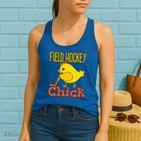Chicks With Sticks Field Hockey Player Hockey Fan Women's Tank Top thumb 2