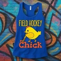 Chicks With Sticks Field Hockey Player Hockey Fan Women's Tank Top thumb 3
