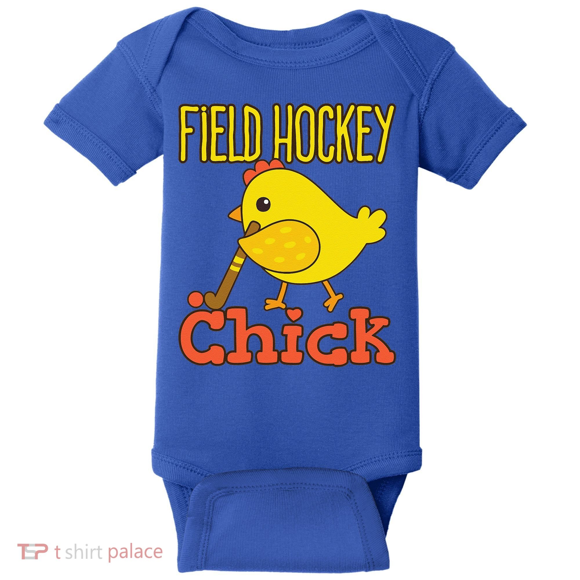 Chicks With Sticks Field Hockey Player Hockey Fan Baby Bodysuit