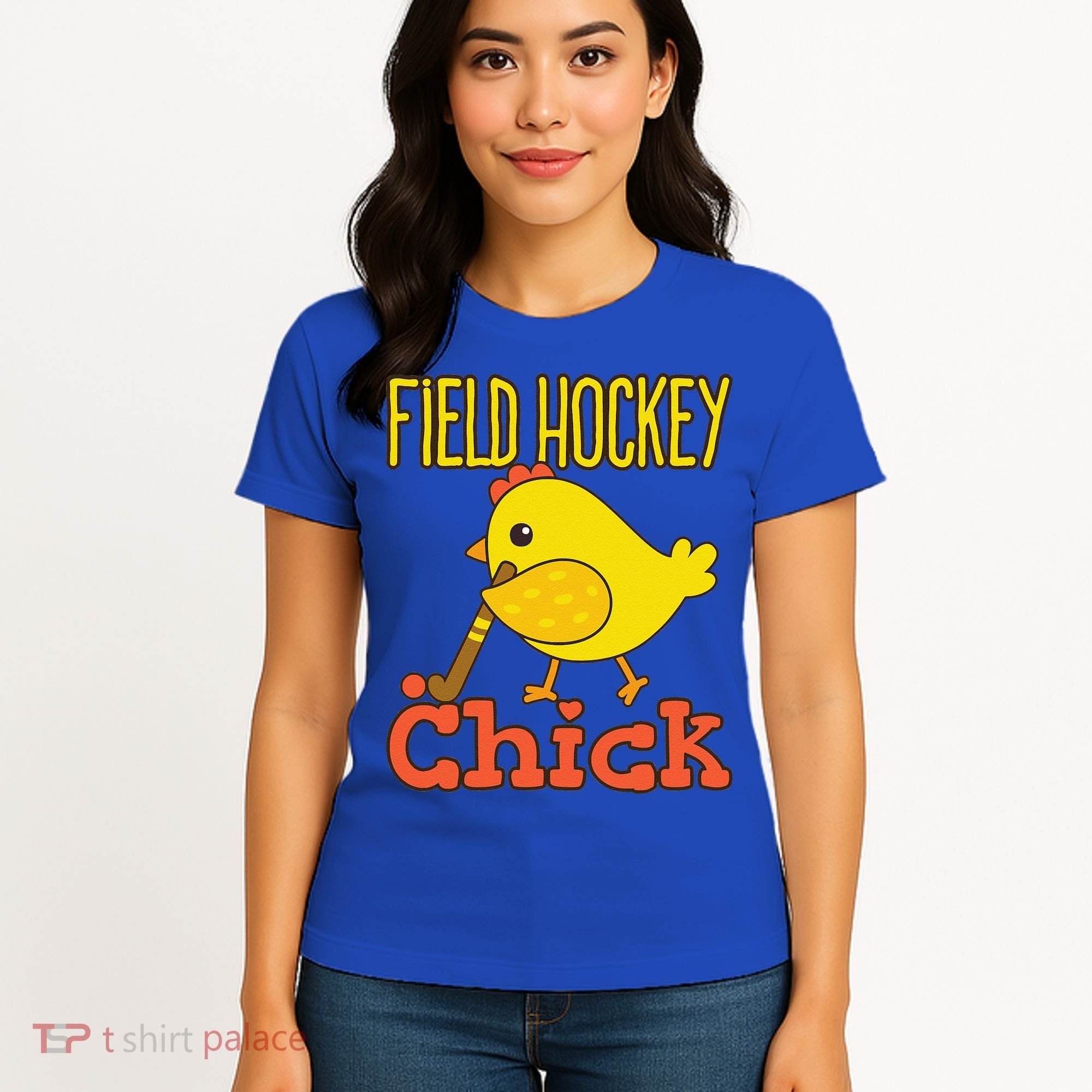 Chicks With Sticks Field Hockey Player Hockey Fan Women's T-Shirt