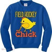 Chicks With Sticks Field Hockey Player Hockey Fan Kids Sweatshirt thumb 0