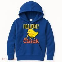 Chicks With Sticks Field Hockey Player Hockey Fan Kids Hoodie thumb 0