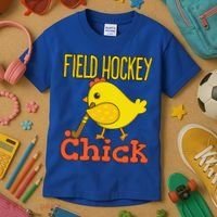 Chicks With Sticks Field Hockey Player Hockey Fan Kids T-Shirt thumb 3