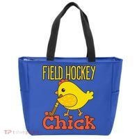 Chicks With Sticks Field Hockey Player Hockey Fan Tote Bag thumb 0