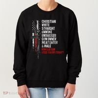 Christian White Straight Unwoke Unvaxxed Gun Owner Women's Sweatshirt thumb 0