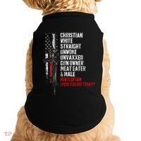 Christian White Straight Unwoke Unvaxxed Gun Owner Doggie Tank thumb 0