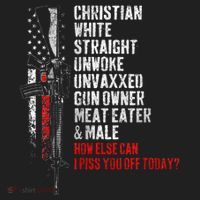 Christian White Straight Unwoke Unvaxxed Gun Owner Beanie thumb 2