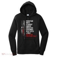 Christian White Straight Unwoke Unvaxxed Gun Owner Women's Hoodie thumb 0