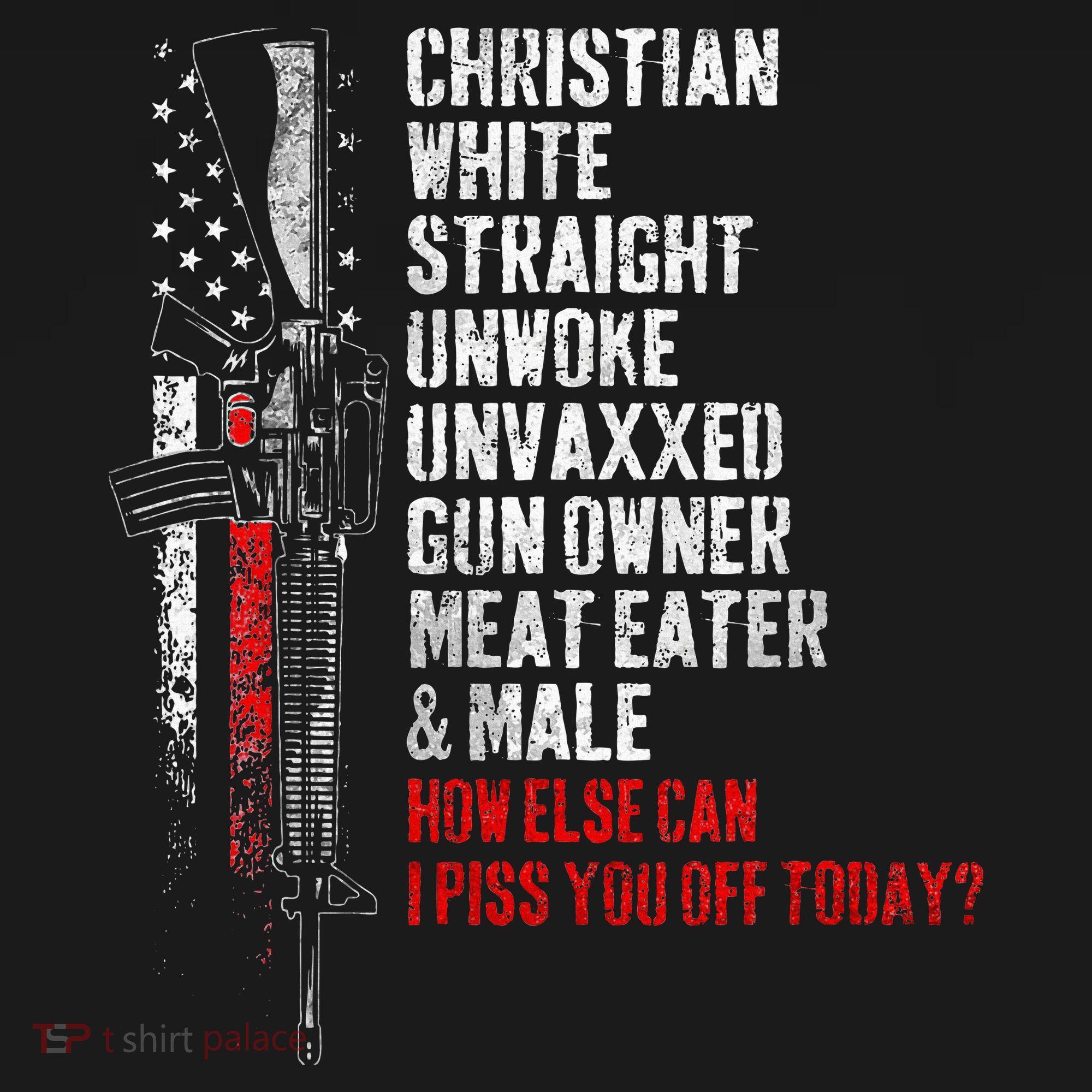 Christian White Straight Unwoke Unvaxxed Gun Owner Mousepad