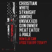 Christian White Straight Unwoke Unvaxxed Gun Owner Baby Bodysuit thumb 2