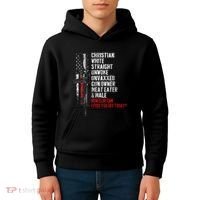 Christian White Straight Unwoke Unvaxxed Gun Owner Kids Hoodie thumb 4