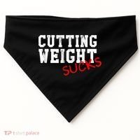 Cutting Weight Sucks Wrestling High School College USA-Made Doggie Bandana thumb 0