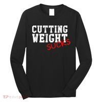 Cutting Weight Sucks Wrestling High School College Long Sleeve Shirt thumb 0