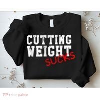 Cutting Weight Sucks Wrestling High School College Sweatshirt thumb 2
