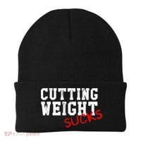 Cutting Weight Sucks Wrestling High School College Beanie thumb 0
