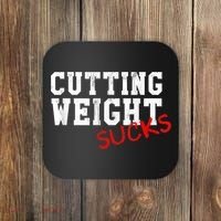 Cutting Weight Sucks Wrestling High School College Coaster thumb 0