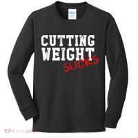 Cutting Weight Sucks Wrestling High School College Kids Long Sleeve Shirt thumb 0