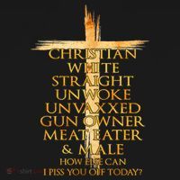 Christian White Straight Unwoke Unvaxxed Gun Owner How Else Can I Piss You Off T Polo thumb 3