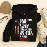 Christian White Straight Unwoke Unvaxxed Gun Owner Hoodie thumb 4