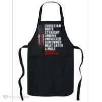 Christian White Straight Unwoke Unvaxxed Gun Owner Apron thumb 0