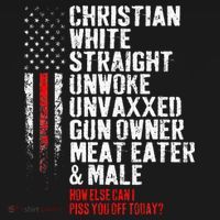 Christian White Straight Unwoke Unvaxxed Gun Owner Mousepad thumb 1