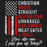 Christian White Straight Republican Unvaxxed Gun Owner Gift Women's Sweatshirt thumb 2