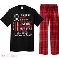 Christian White Straight Republican Unvaxxed Gun Owner Gift Pajama Set thumb 0