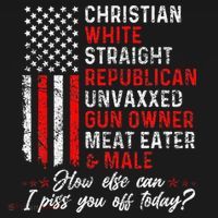 Christian White Straight Republican Unvaxxed Gun Owner Gift Women's Hoodie thumb 2