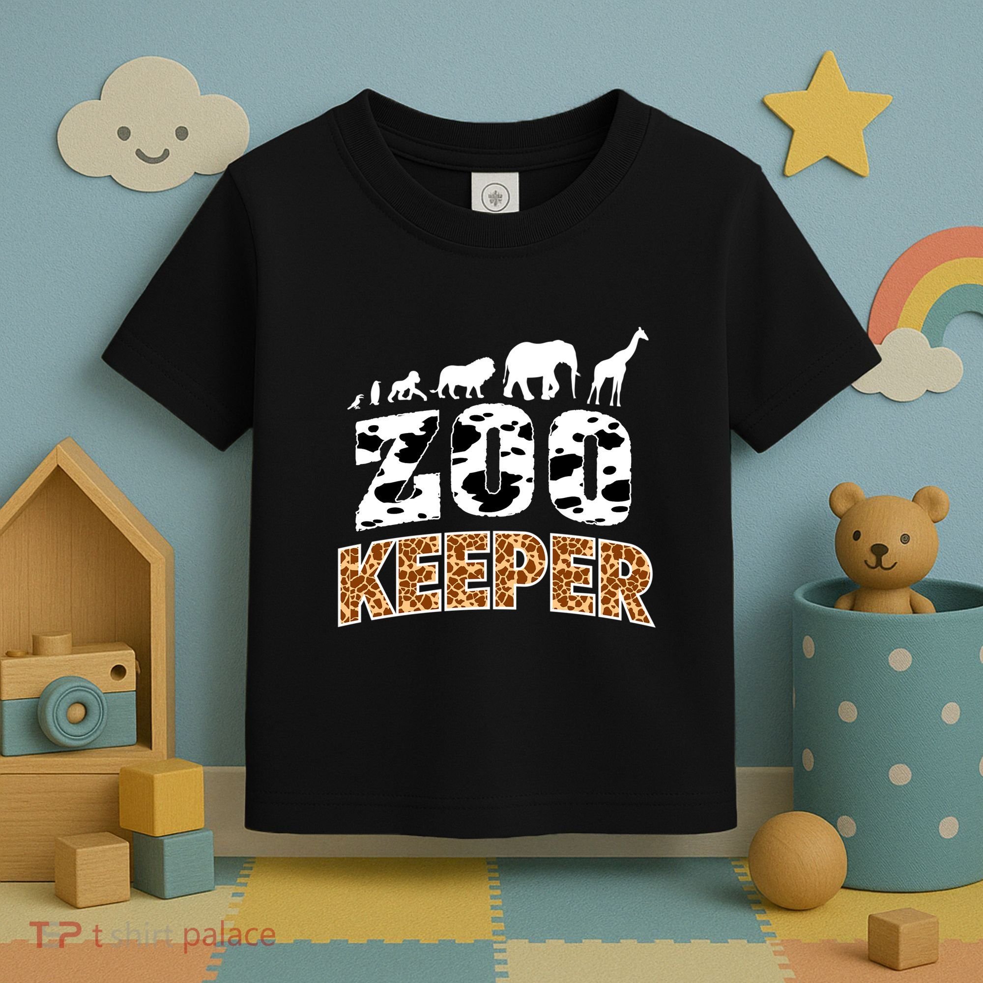Cute Wildlife Safari Africa Animals Zoo Gift Toddler T-Shirt