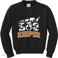 Cute Wildlife Safari Africa Animals Zoo Gift Kids Sweatshirt thumb 0