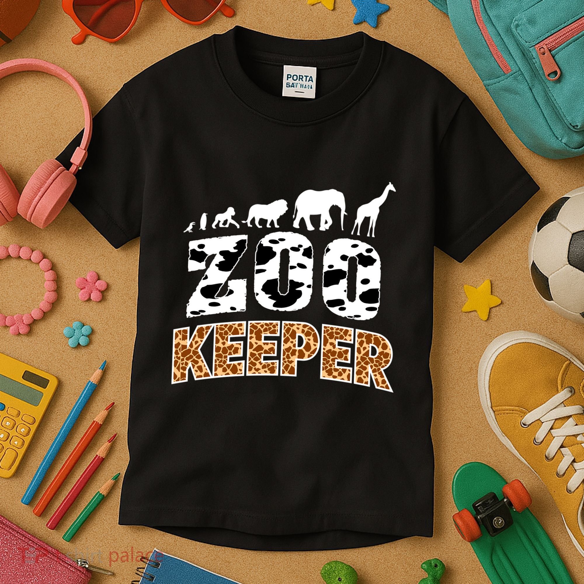 Cute Wildlife Safari Africa Animals Zoo Gift Kids T-Shirt