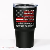 Christian White Straight Unwoke Unvaxxed Gun Owner Tumbler thumb 0
