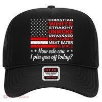 Christian White Straight Unwoke Unvaxxed Gun Owner Hat thumb 0