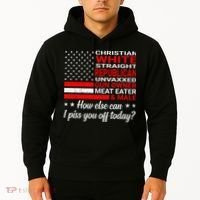 Christian White Straight Republican Unvaxxed Gun Owner Hoodie thumb 2