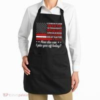 Christian White Straight Republican Unvaxxed Gun Owner Apron thumb 2