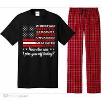 Christian White Straight Republican Unvaxxed Gun Owner Pajama Set thumb 0