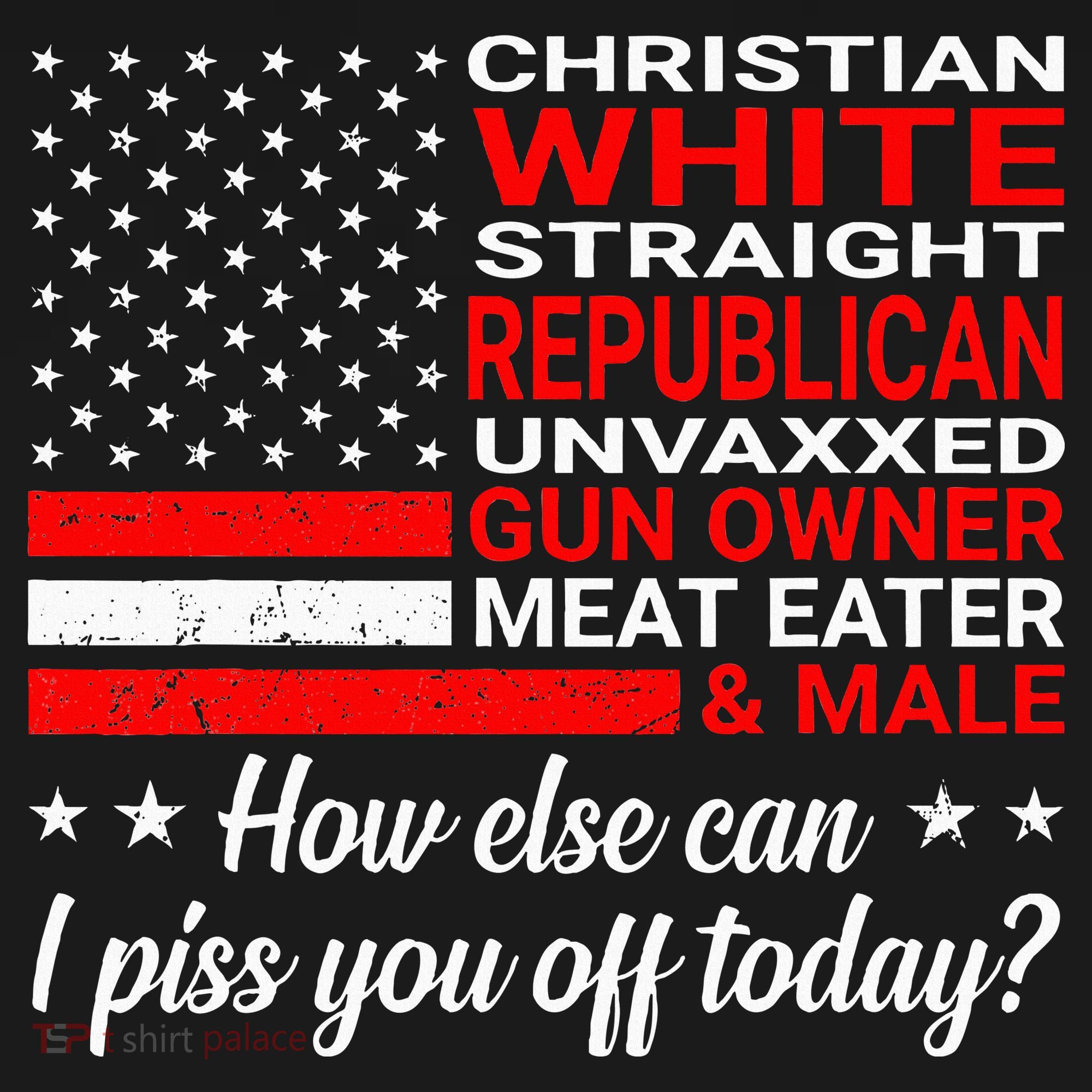 Christian White Straight Republican Unvaxxed Gun Owner Mousepad