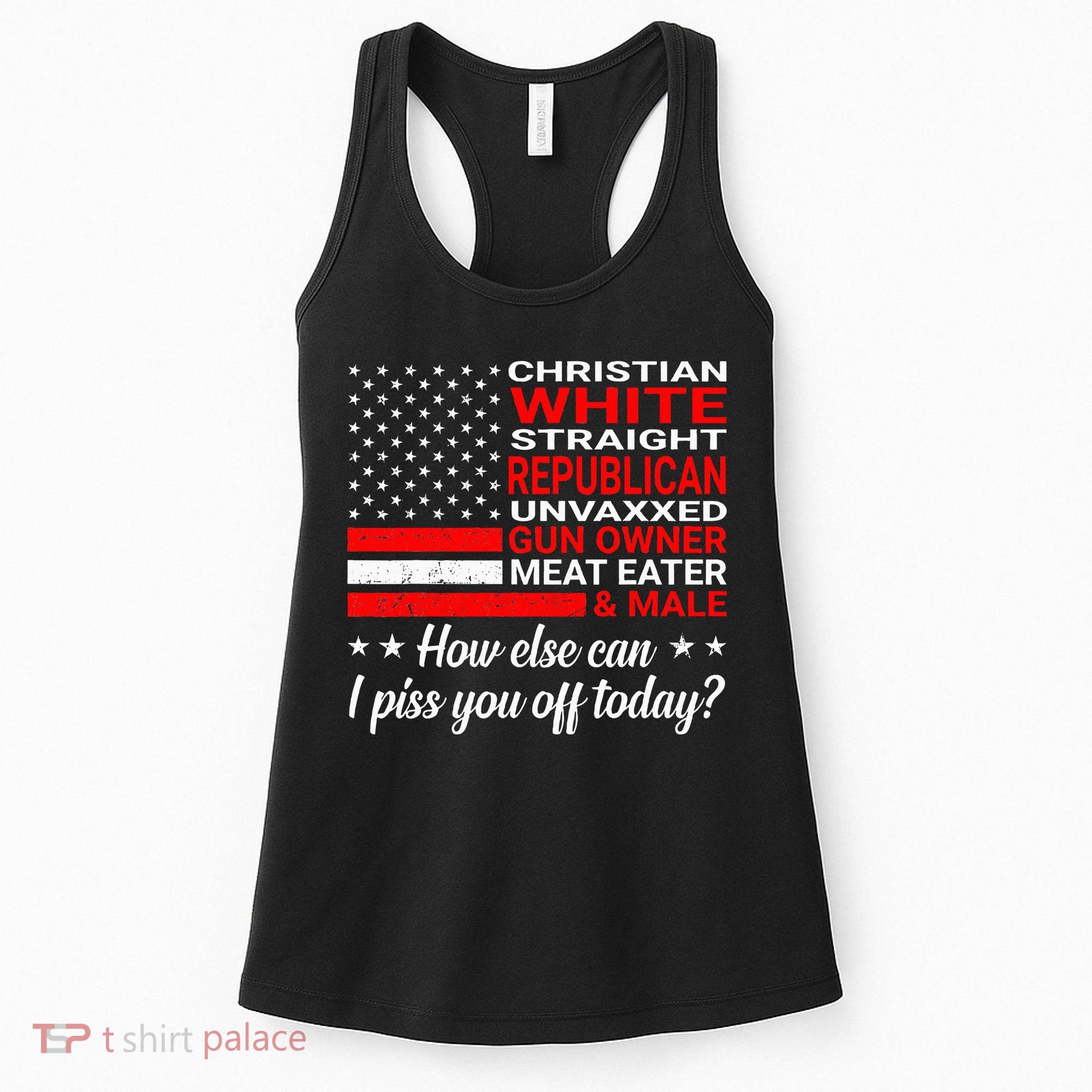 Christian White Straight Republican Unvaxxed Gun Owner Women's Tank Top