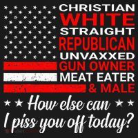 Christian White Straight Republican Unvaxxed Gun Owner Women's Tank Top thumb 5